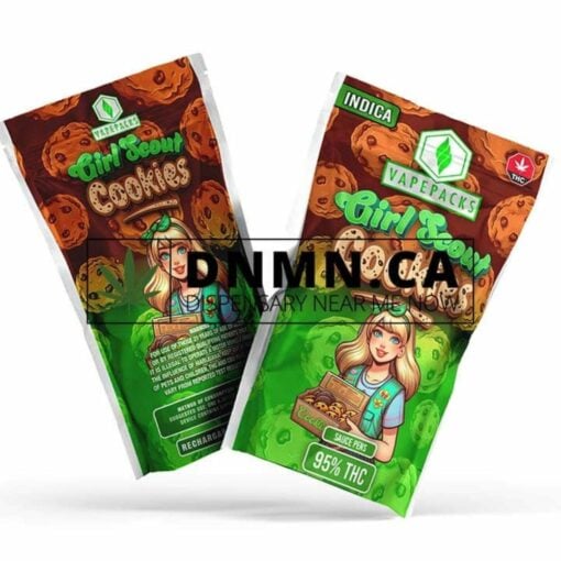 VapePacks Girl Scout Cookies Sauce Pens – 95% THC Indica Vape Cartridge