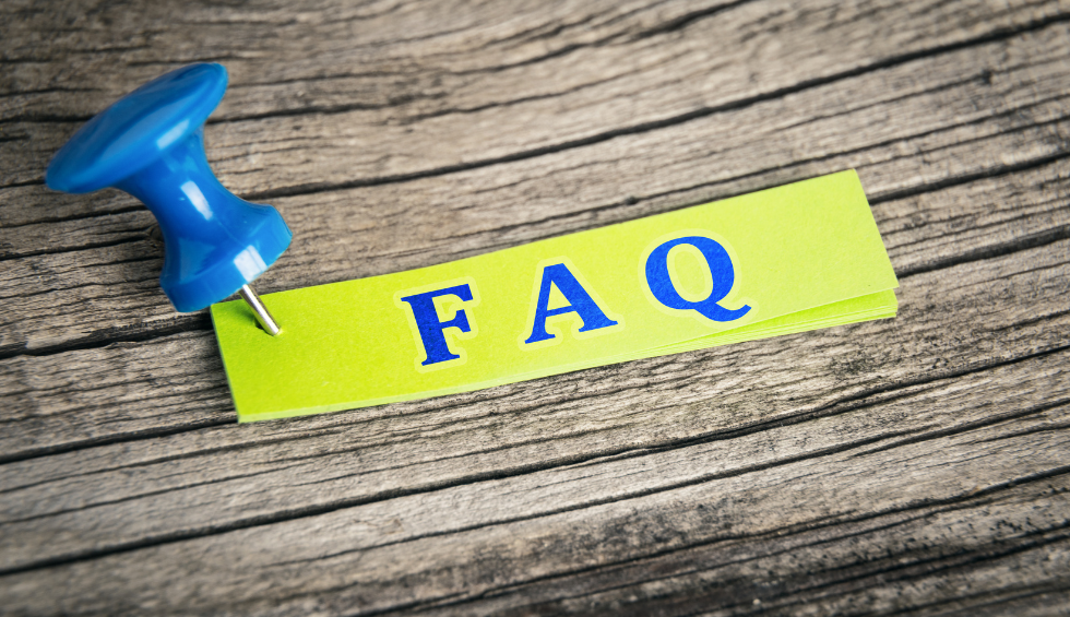 FAQ label pinned on wooden surface for high THC indica strains in Canada information